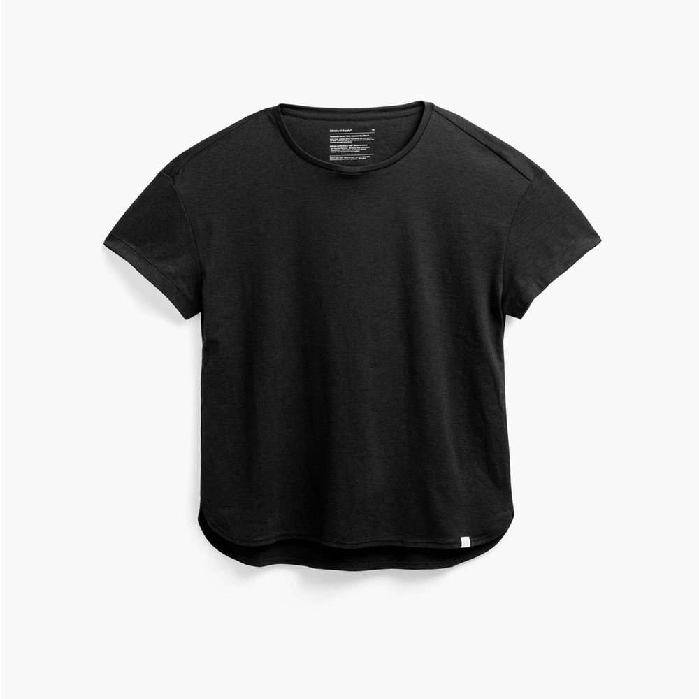 Ministry of supply Composite Merino Long Sleeve Mock Neck | Black